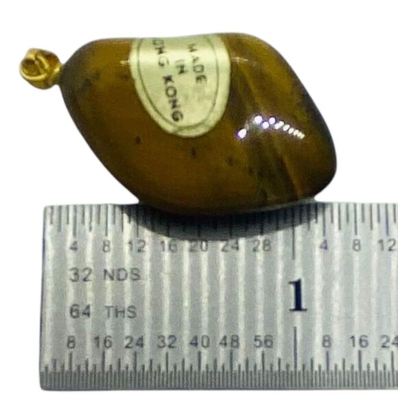 Tigers eye Stones Crystals Heart Round Necklace Pendant Charm Assorted Mix lot - Picture 7 of 8